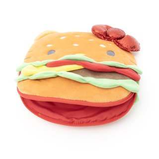 Hello Kitty Burger Shop Zipper Pouch