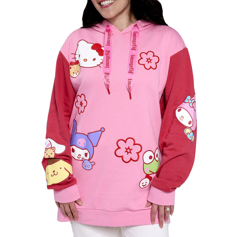 Hello Kitty and Friends x Loungefly Color Block Hoodie – JapanLA