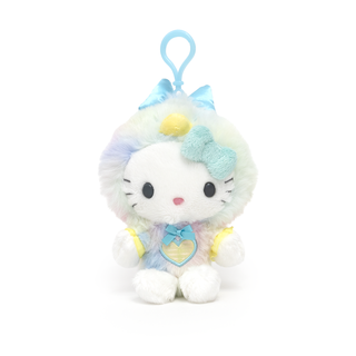 Hello Kitty Easter Bows Plush Keychain