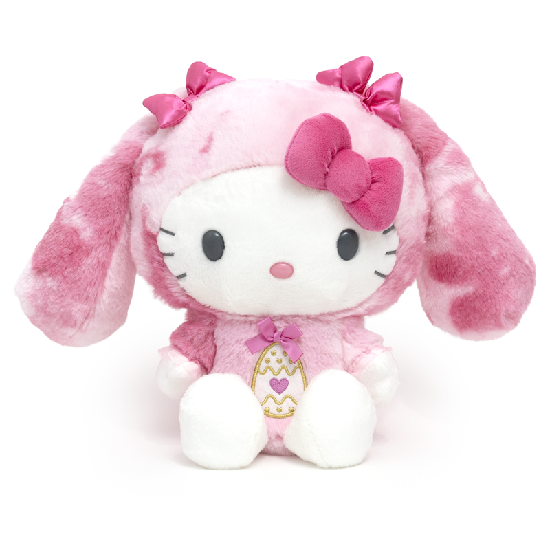 Hello Kitty Orange Rabbit Hello Kitty Easter Bows Rabbit Plush – JapanLA