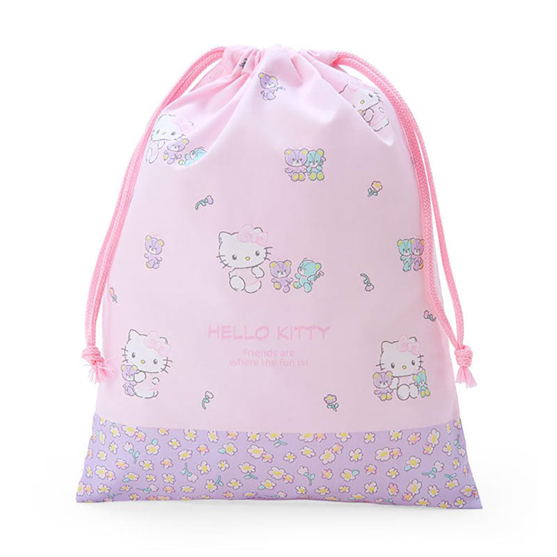 Sanrio Characters Medium Drawstring Bag Hello Kitty