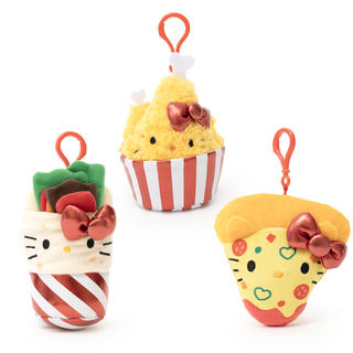 Hello Kitty Food Court Plush Keychain