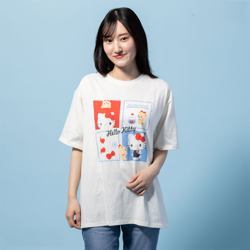 Hello Kitty Four Frame T-Shirt – JapanLA Hello Kitty Four Frame T-Shirt – JapanLA