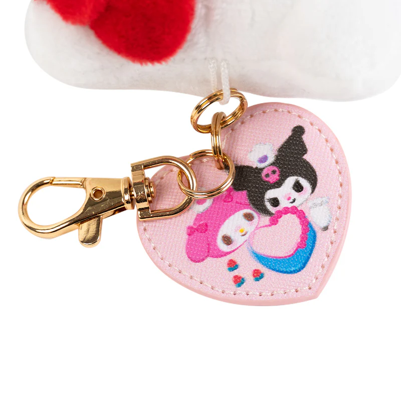 Hello Kitty 50th Anniversary Full of Happy Plush Mascot Keychain Hello Kitty 50th Anniversary Full of Happy Plush Mascot Keychain