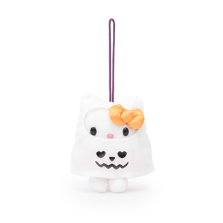 Hello Kitty Smiley Ghost Plush Mascot Charm