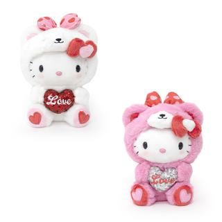 Hello Kitty Heart Bear 8" Plush