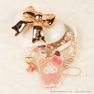 Sanrio Latte Kuma Acrylic Beaded Strap