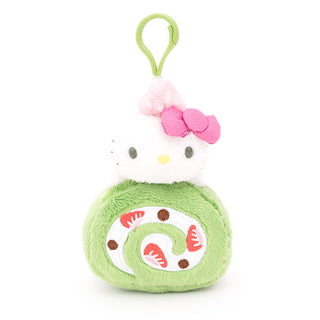 Hello Kitty Matcha Sweets Dessert Mascot Clip-On