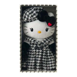 Hello Kitty Monochrome Birthday Premium 18" Plush