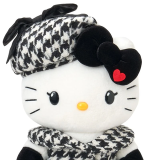 Hello Kitty Monochrome Birthday Premium 18" Plush