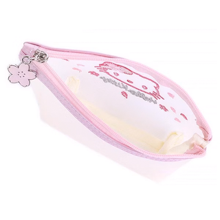 Sanrio Pink Sakura Mesh Zipper Pouch