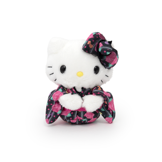 Hello Kitty Rose Black Kimono Mini Plush