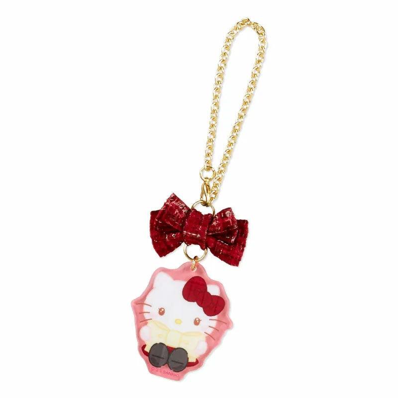 hello kitty glitter bow backpack Pochakko Sanrio Character Kuth's Secret Charm, Fancy Ribbon
