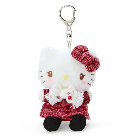 Sanrio Sparkle Tweed Plush Mascot Keychain