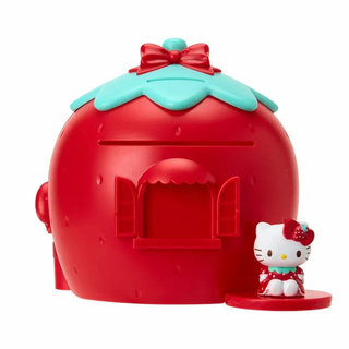 Hello Kitty Red Strawberry Customizable Coin Bank