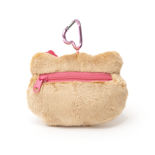 Hello Kitty Hibiscus Plush Pouch Keychain
