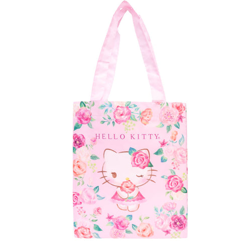Hello Kitty Floral Rose Tote Bag