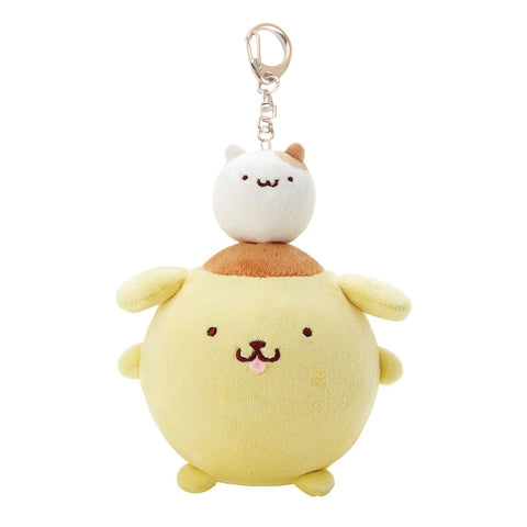 Round Pompompurin Mascot Keychain