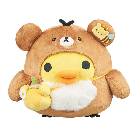 Kiiroitori in Chairoikoguma Kigurumi Plush