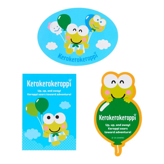 Keroppi Adventure Balloon 10-pc Sticker Pack