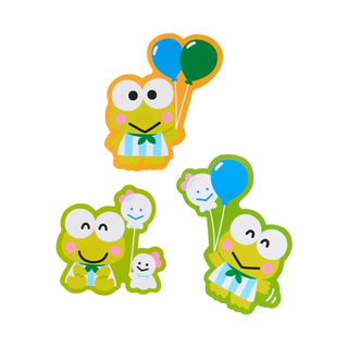 Keroppi Adventure Balloon 10-pc Sticker Pack