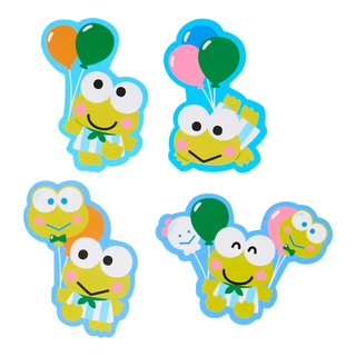 Keroppi Adventure Balloon 10-pc Sticker Pack