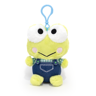 Keroppi Overalls Plush Keychain