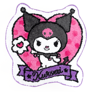 Kuromi Applique Die-Cut Rug