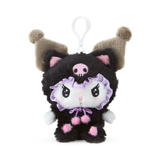 Kuromi Black Cat Plush Keychain