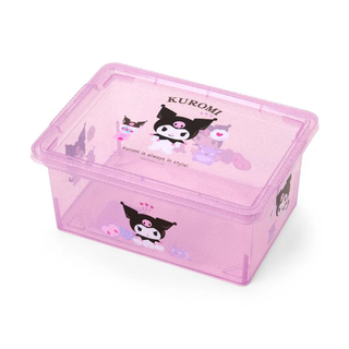 Sanrio Clear Glitter Storage Bin