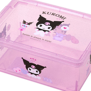 Sanrio Clear Glitter Storage Bin
