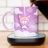 Kuromi Coffee Mug with Electric Mug Warmer