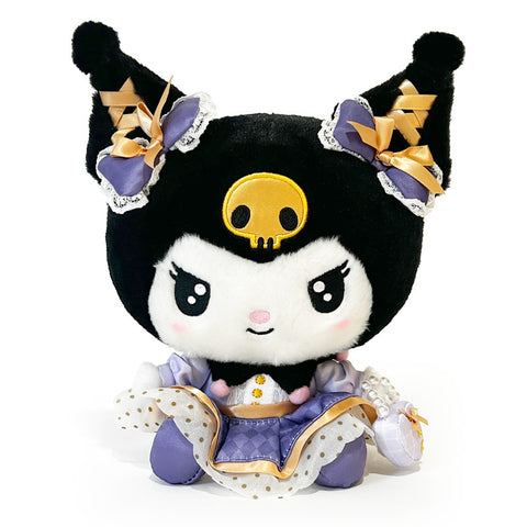 Kuromi Gold Ribbons 8" Plush