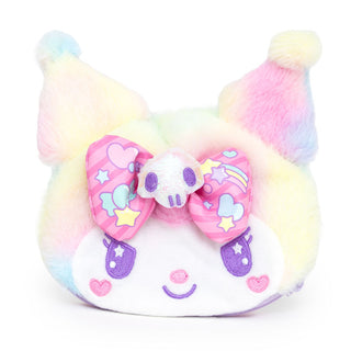 Kuromi Sweet Pastel Plush Zipper Pouch