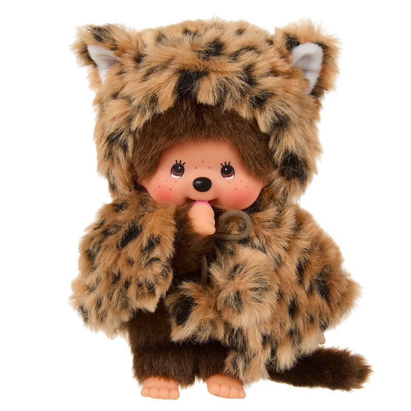 Monchhichi Leopard Hood Plush