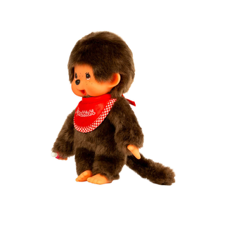 Monchhichi Classic Red Bib Boy Plush