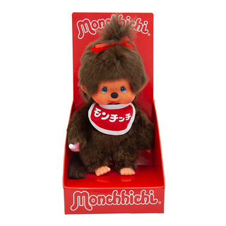 Monchhichi Classic Logo Blue Eyes Girl Plush