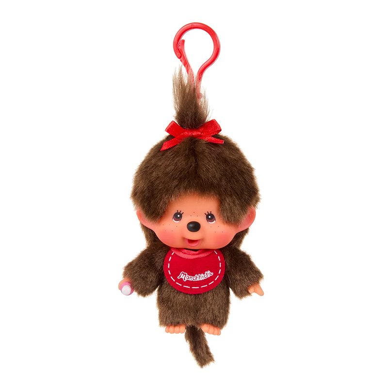 Monchhichi Red Bib Girl Keychain – JapanLA Monchhichi Red Bib Girl Keychain – JapanLA