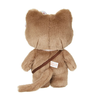 Hello Kitty Dressed as Monchhichi Gingham Check Plush