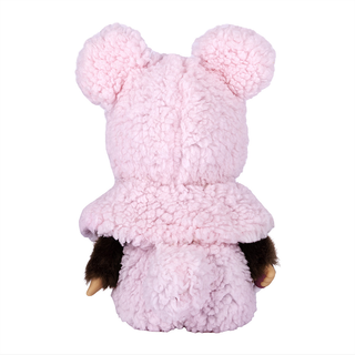 Monchhichi Pink Bear Cape Boy Plush