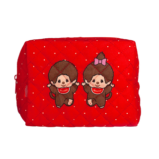 Monchhichi Quilted Boy and Girl Pouch