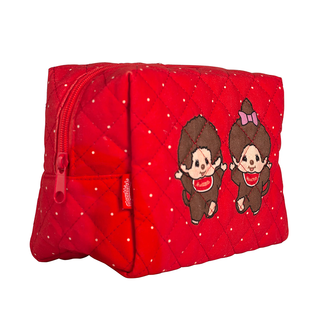 Monchhichi Quilted Boy and Girl Pouch