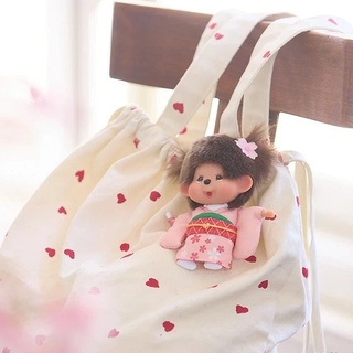 Monchhichi Sakura Kimono Girl Keychain