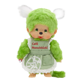Monchhichi Green Tea Apron Girl Plush