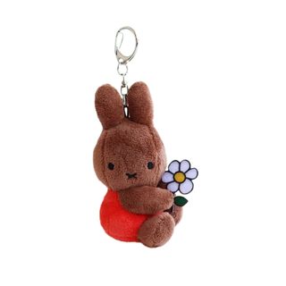 Melanie Flower Plush Keychain