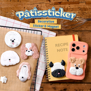 Pâtissticker Meringue Dogs Sticker and Magnet Blind Box