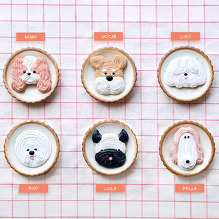 Pâtissticker Meringue Dogs Sticker and Magnet Blind Box