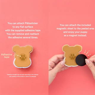 Pâtissticker Meringue Dogs Sticker and Magnet Blind Box