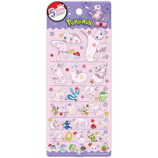 Pokemon Mew 5-Size Sticker Sheet
