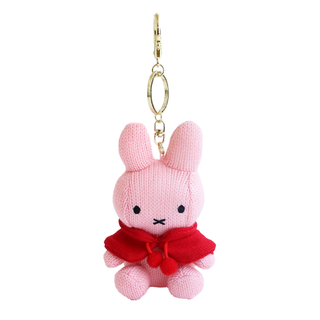 Miffy Knit Red Cape Plush Bag Charm